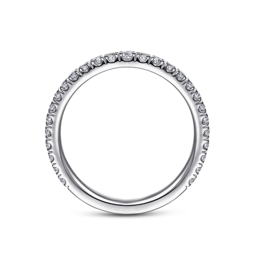 14K White Gold Matching Wedding Band