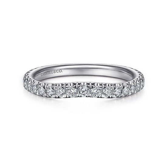 Gabriel - 14K White Gold Matching Wedding Band