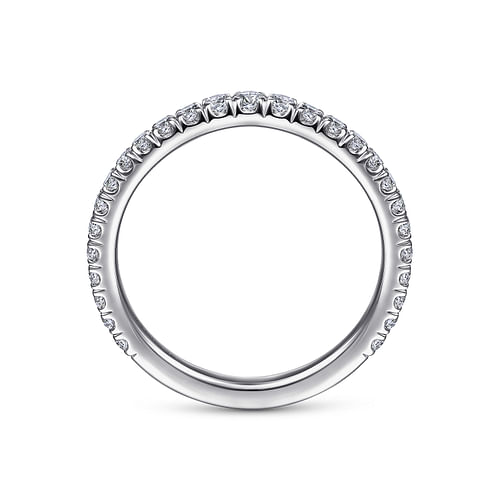 14K White Gold Matching Wedding Band