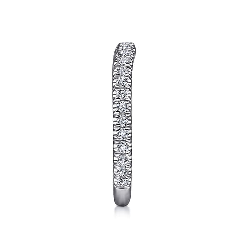 14K White Gold Matching Wedding Band