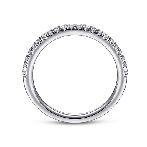 14K White Gold Matching Wedding Band