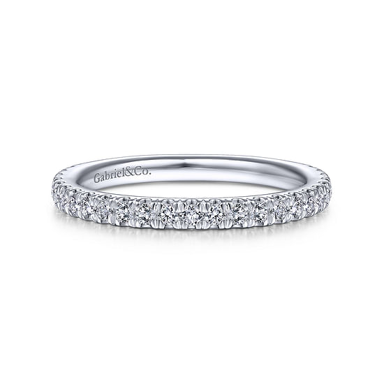 Gabriel - 14K White Gold Matching Wedding Band