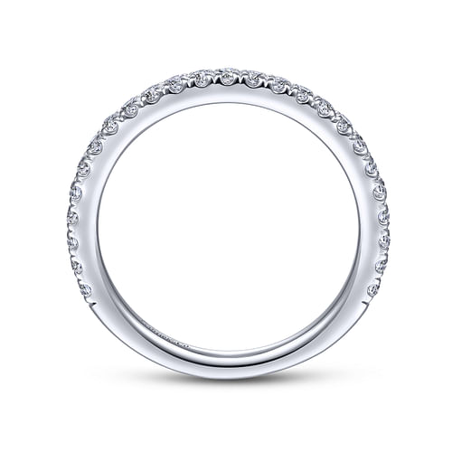 14K White Gold Matching Wedding Band