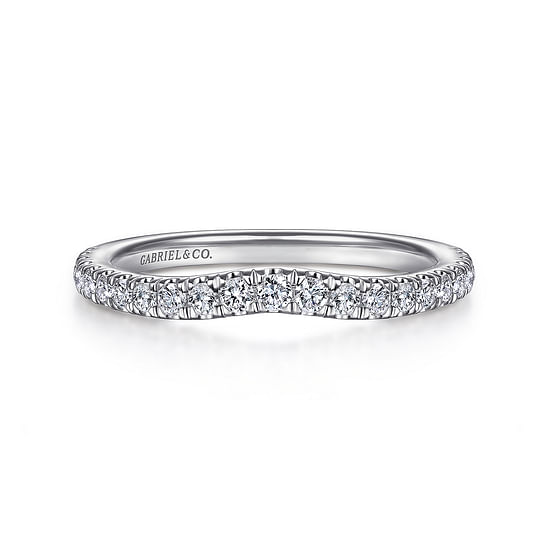 Gabriel - 14K White Gold Matching Wedding Band