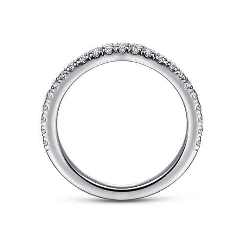 14K White Gold Matching Wedding Band