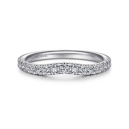 Gabriel - 14K White Gold Matching Wedding Band