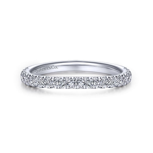 14K White Gold Matching Wedding Band