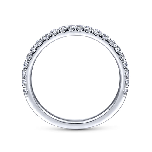 14K White Gold Matching Wedding Band