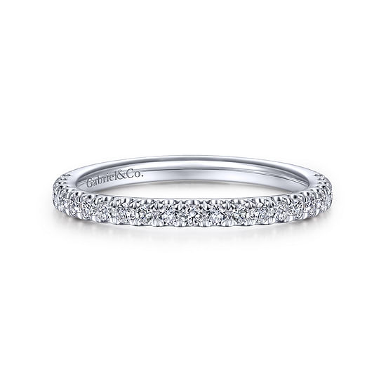 Gabriel - 14K White Gold Matching Wedding Band