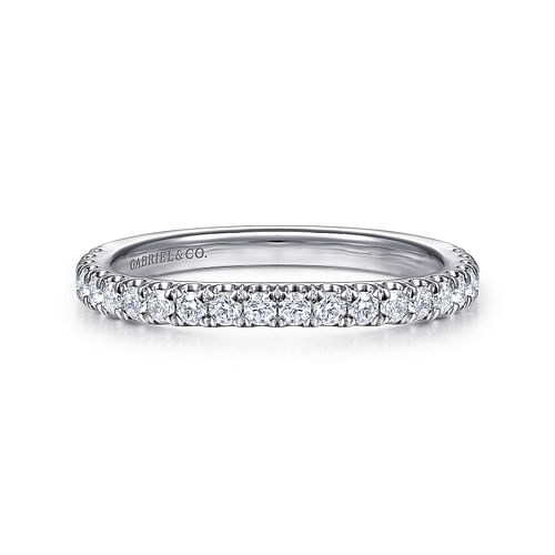 14K White Gold Matching Wedding Band