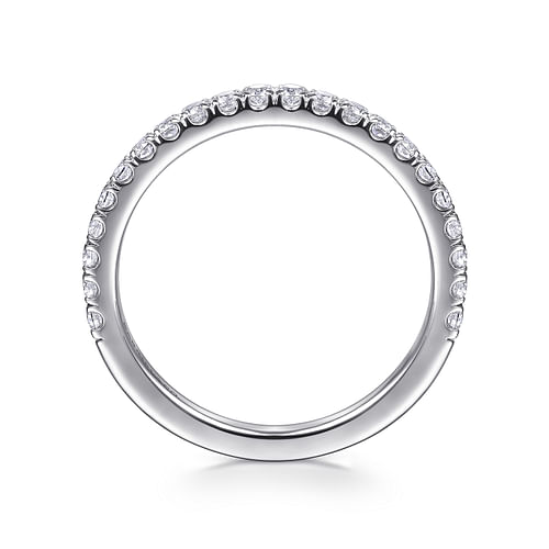 14K White Gold Matching Wedding Band