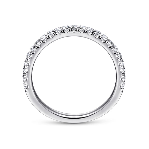 14K White Gold Matching Wedding Band