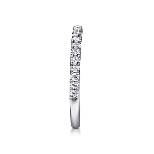 14K White Gold Matching Wedding Band