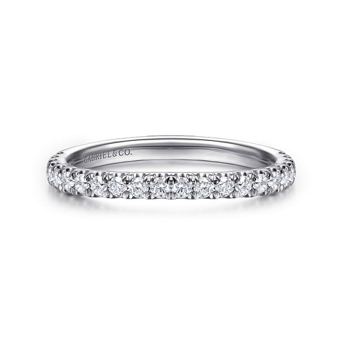 14K White Gold Matching Wedding Band