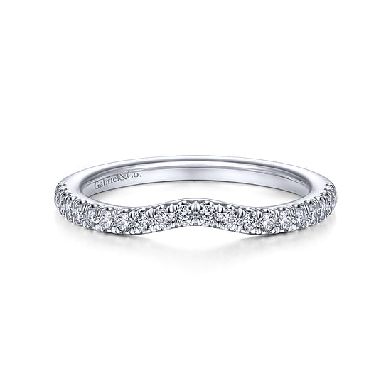 Gabriel - 14K White Gold Matching Wedding Band