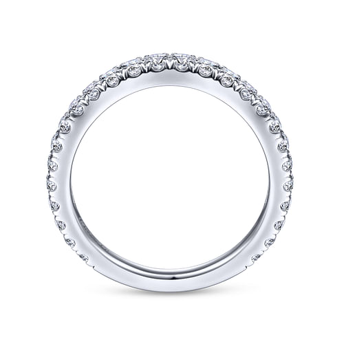 14K White Gold Matching Wedding Band