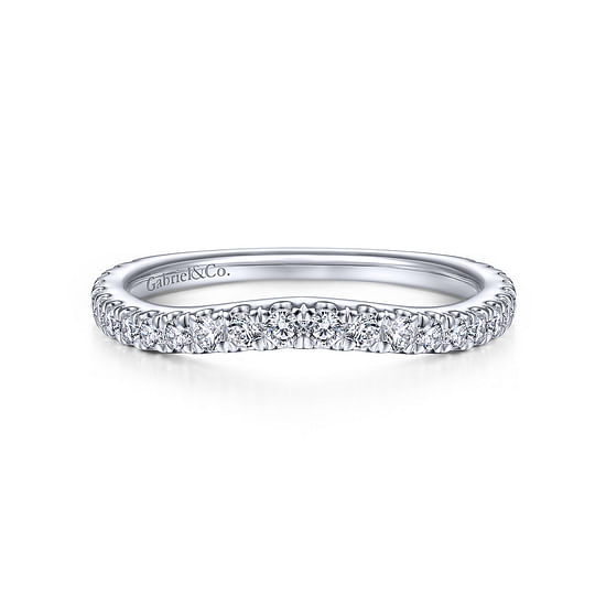 Gabriel - 14K White Gold Matching Wedding Band