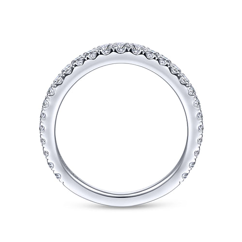 14K White Gold Matching Wedding Band