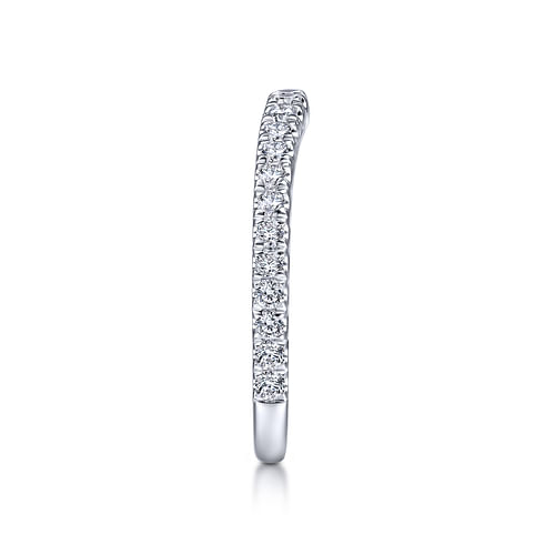 14K White Gold Matching Wedding Band