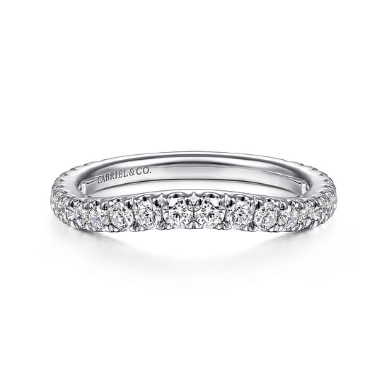 Gabriel - 14K White Gold Matching Wedding Band