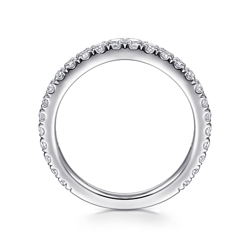 14K White Gold Matching Wedding Band