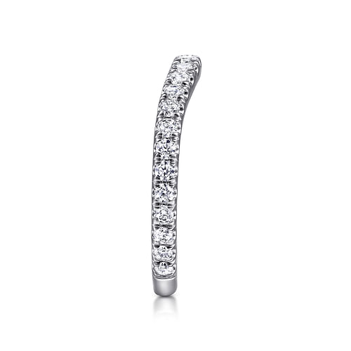 14K White Gold Matching Wedding Band