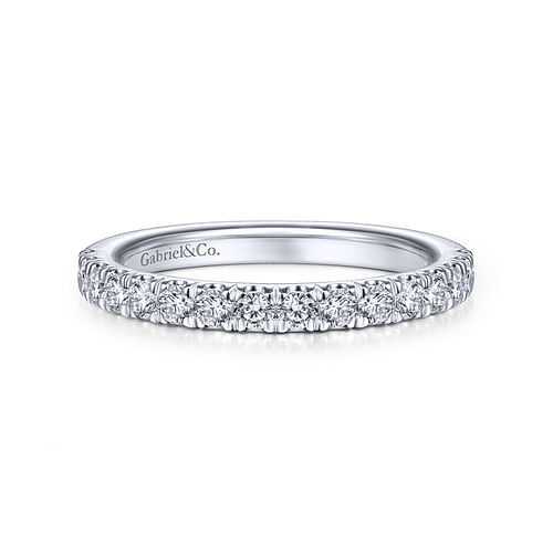 14K White Gold Matching Wedding Band