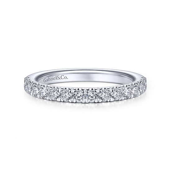 Gabriel - 14K White Gold Matching Wedding Band