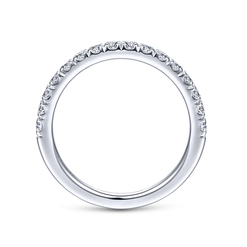 14K White Gold Matching Wedding Band