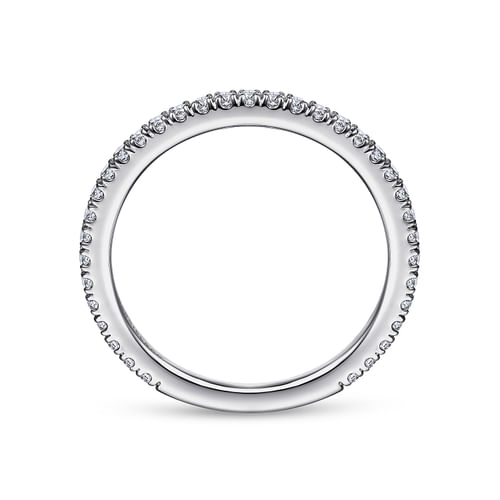 14K White Gold Matching Wedding Band