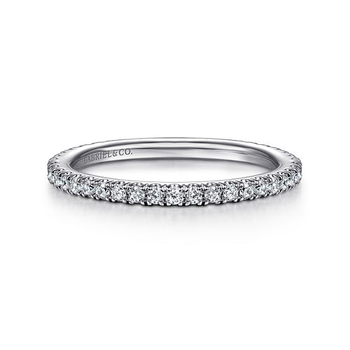 14K White Gold Matching Wedding Band