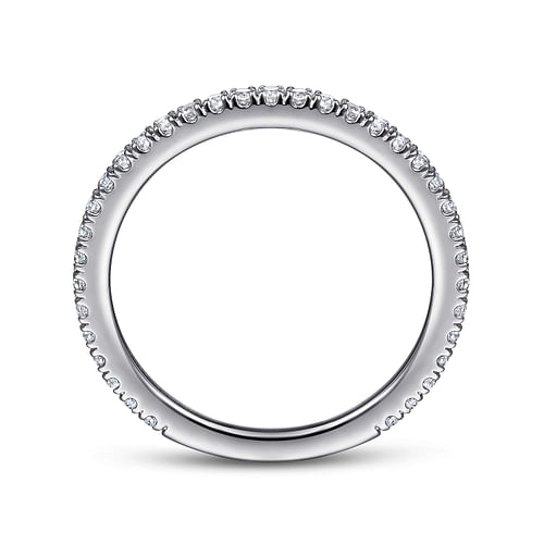 14K White Gold Matching Wedding Band