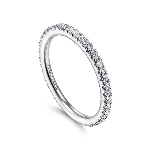 14K White Gold Matching Wedding Band