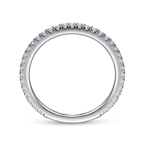 14K White Gold Matching Wedding Band