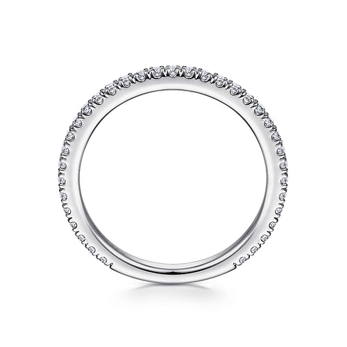 14K White Gold Matching Wedding Band