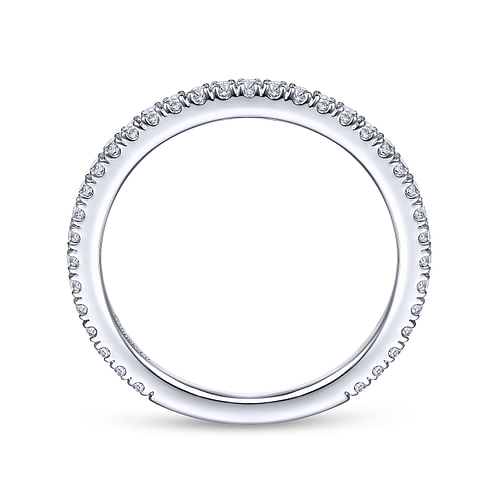 14K White Gold Matching Wedding Band