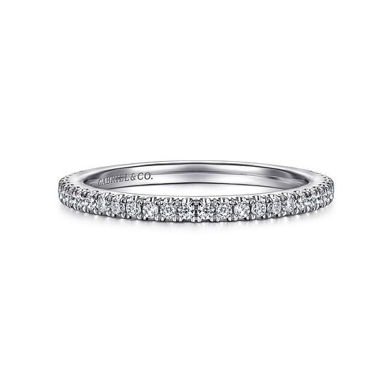 Gabriel - 14K White Gold Matching Wedding Band