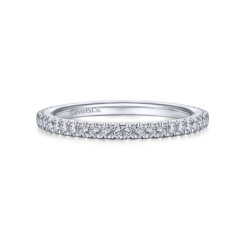 14K White Gold Matching Wedding Band