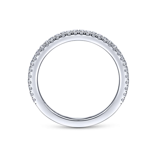 14K White Gold Matching Wedding Band