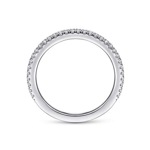 14K White Gold Matching Wedding Band