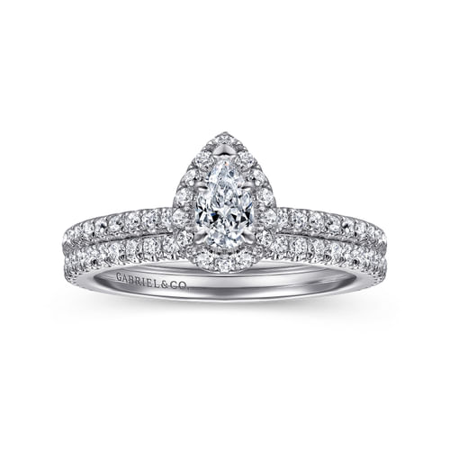 14K White Gold Matching Wedding Band