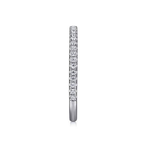 14K White Gold Matching Wedding Band