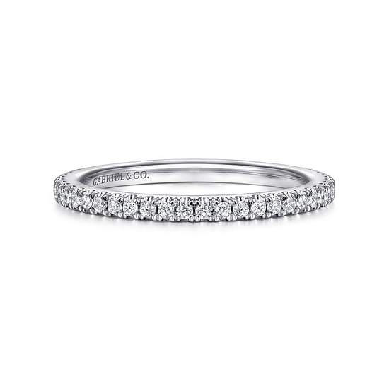 Gabriel - 14K White Gold Matching Wedding Band