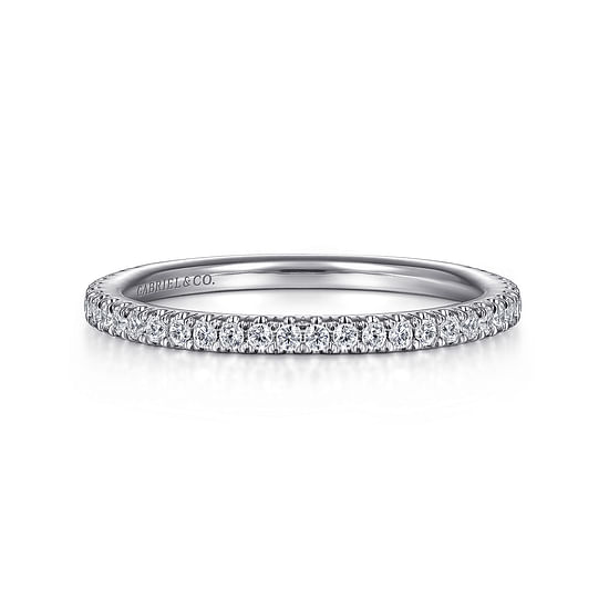 Gabriel - 14K White Gold Matching Wedding Band