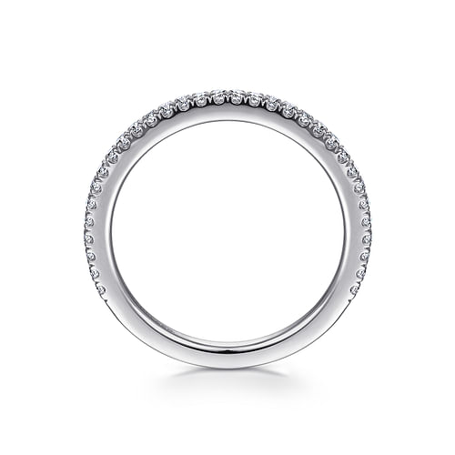 14K White Gold Matching Wedding Band