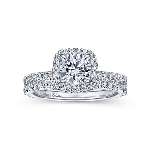 14K White Gold Matching Wedding Band