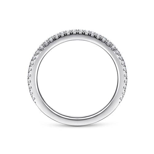 14K White Gold Matching Wedding Band