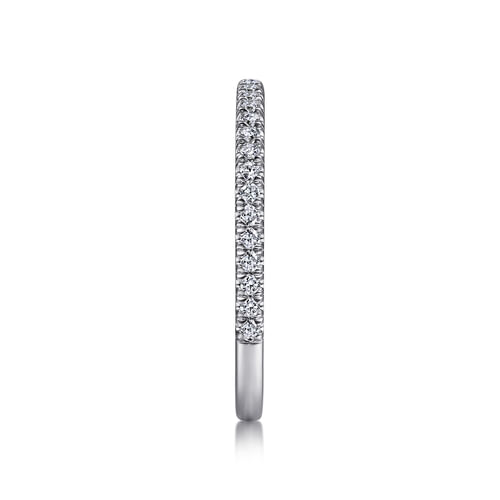 14K White Gold Matching Wedding Band