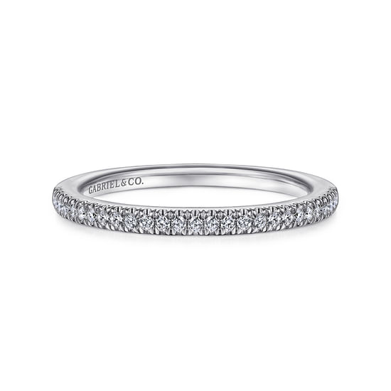 Gabriel - 14K White Gold Matching Wedding Band