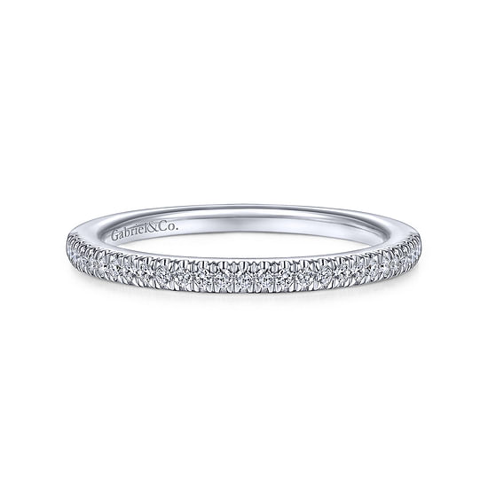 Gabriel - 14K White Gold Matching Wedding Band